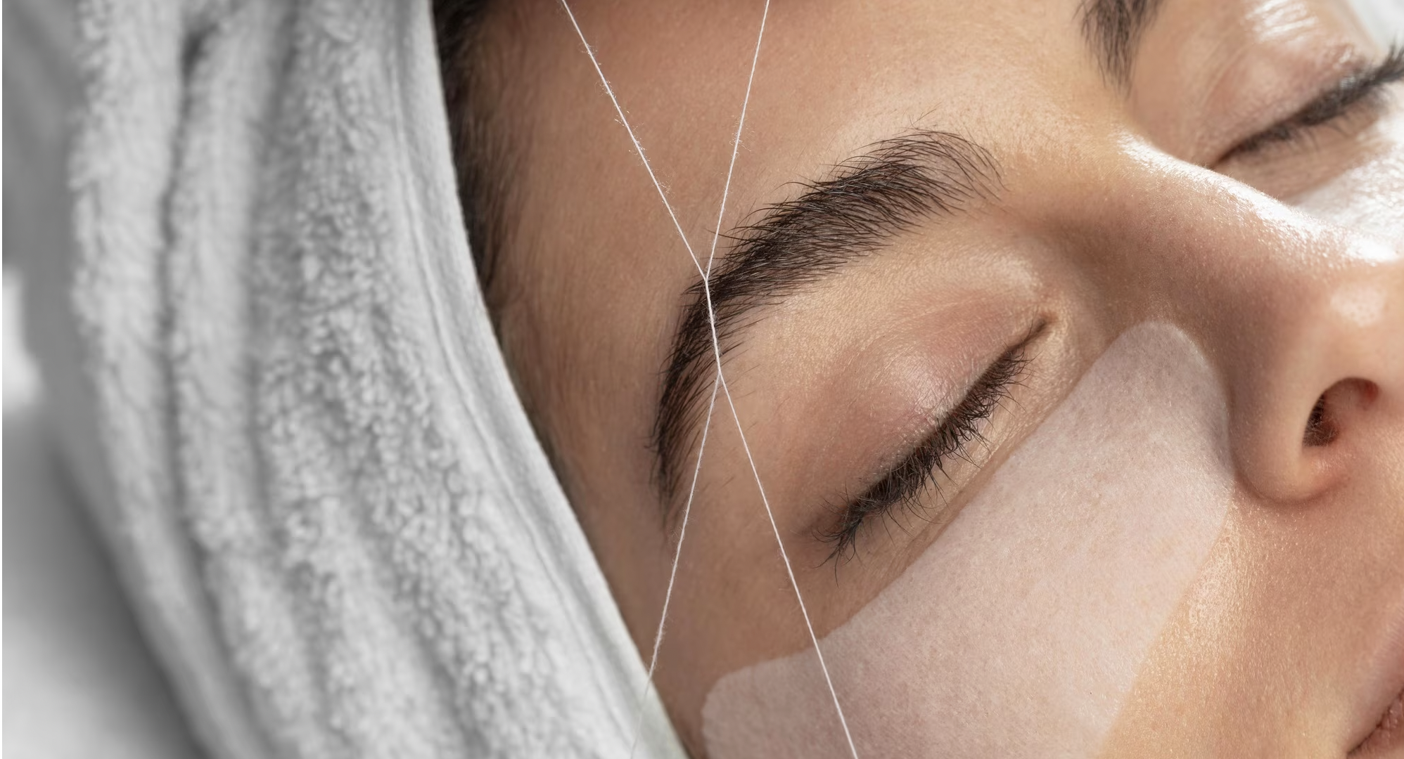 1X Organica Antiseptic Eyebrow Threading Thread Facial Hair